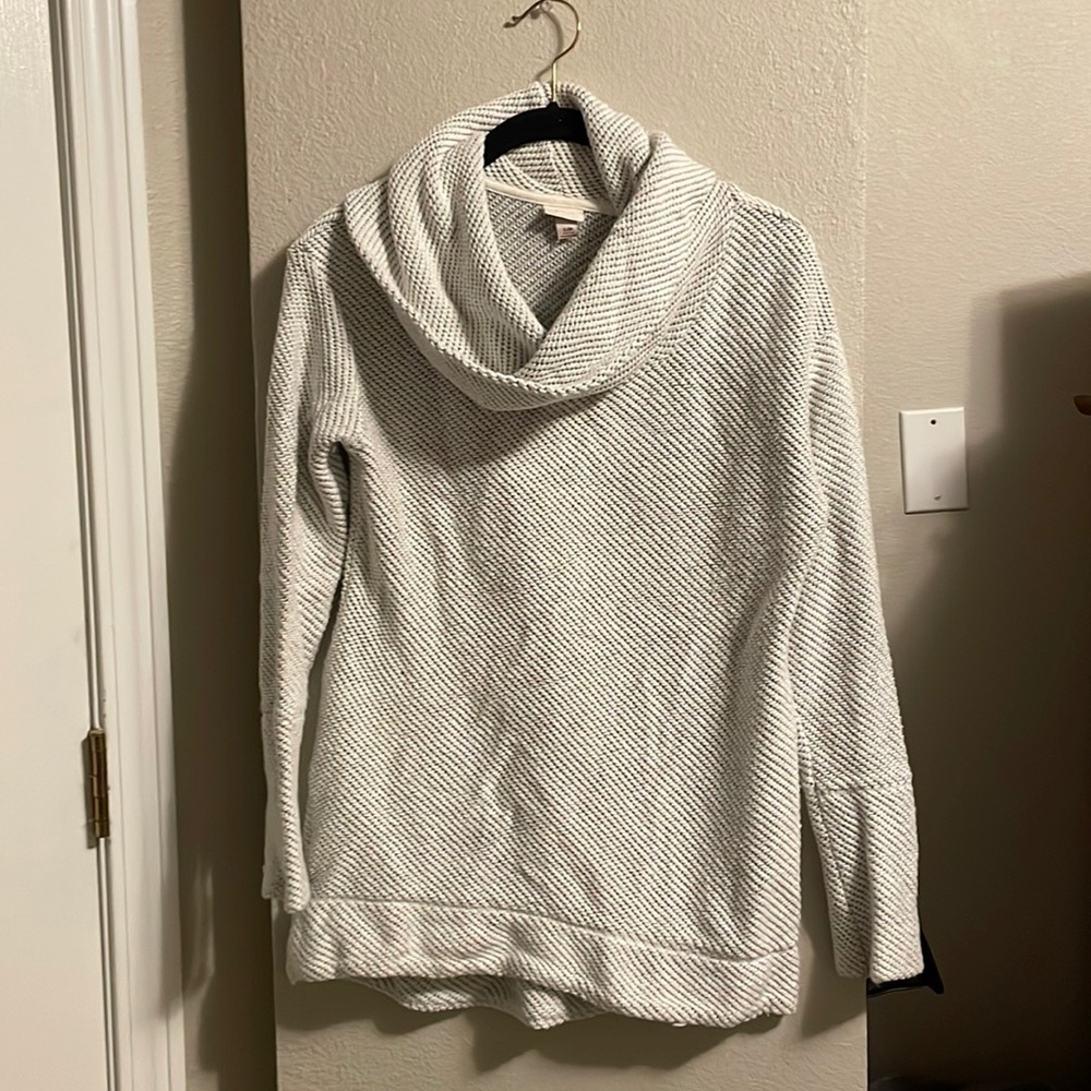 Oversized turtleneck sweater